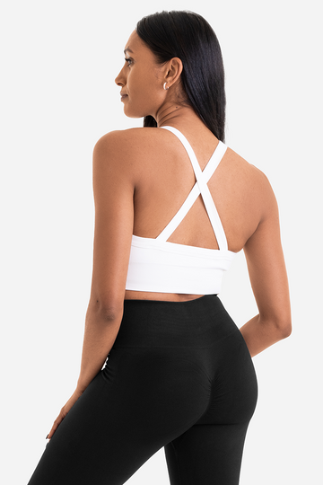 Bacon Active Sports Bra Seamless Base Bra // White